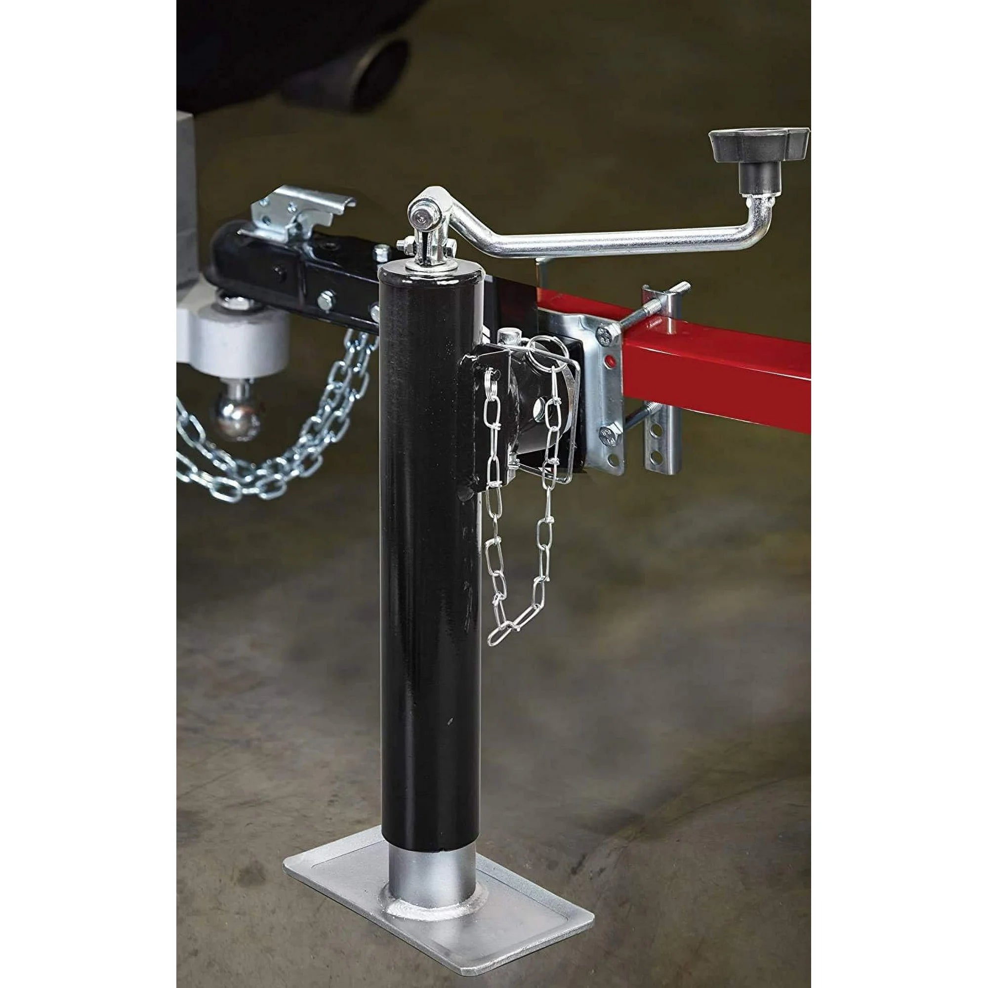 BIG RED Swivel Trailer Jack Weld on Pipe Mount,2000 LBs Capacity