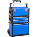 Big Red Stackable Rolling Tool Box/Chest/Cabinet with Drawerd and Wheels for Garage Workshop