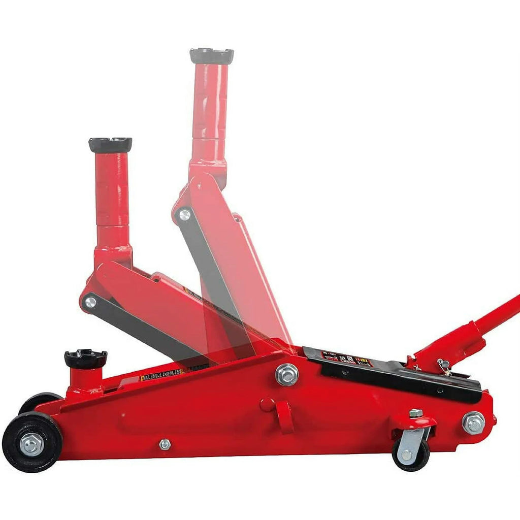 BIG RED Torin Hydraulic Trolley Service/Floor Jack with Extra Saddle (Fits: SUVs and Extended Height Trucks): 3 Ton (6,000 lb) Capacity