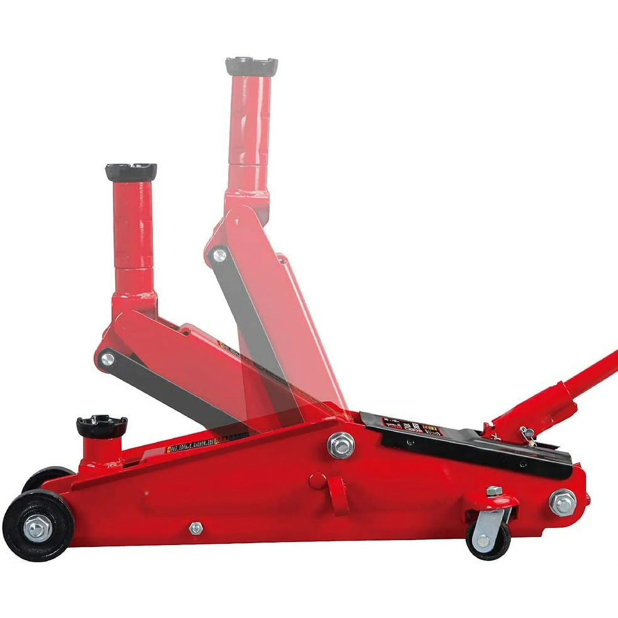 BIG RED Torin Hydraulic Trolley Service/Floor Jack with Extra Saddle (Fits: SUVs and Extended Height Trucks): 3 Ton (6,000 lb) Capacity