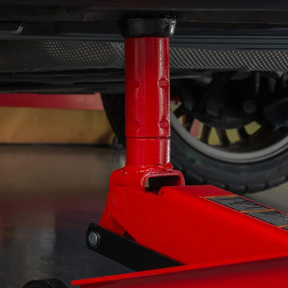 BIG RED Torin Hydraulic Trolley Service/Floor Jack with Extra Saddle (Fits: SUVs and Extended Height Trucks): 3 Ton (6,000 lb) Capacity